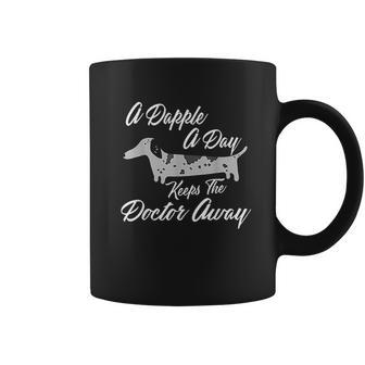 A Dapple A Day Keep The Doctor Away Dachshund Dog Coffee Mug | Favorety AU