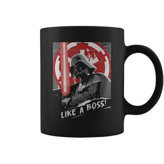 Darth Vader Like A Boss Funny Design Coffee Mug | Favorety AU