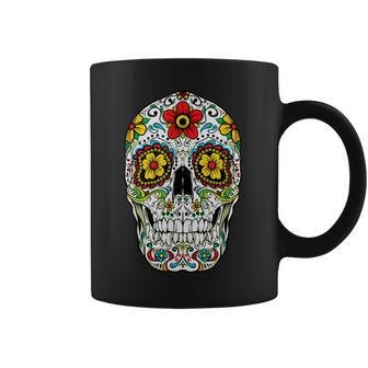 Day Of The Dead Sugar Skull Funny Cinco De Mayo Men Women Men Women T-Shirt Graphic Print Casual Unisex Tee Coffee Mug | Favorety CA