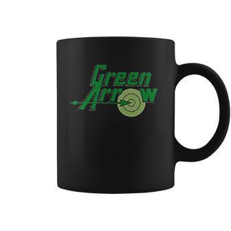 Dc Comics Green Text Logo Coffee Mug | Favorety CA