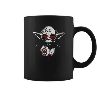 Decal Serpent Yoda Inspired Music Dj Headphones Crew Neck Cotton Coffee Mug | Favorety DE