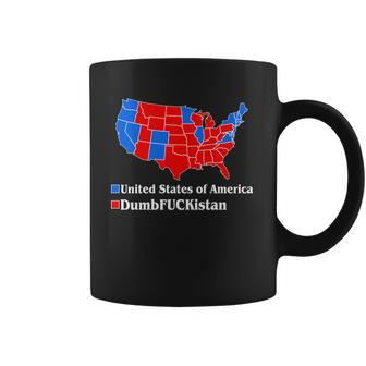 Democratic United States Of America Vs Dumfuckistan Resistance Resist Anti Trump Coffee Mug | Favorety DE