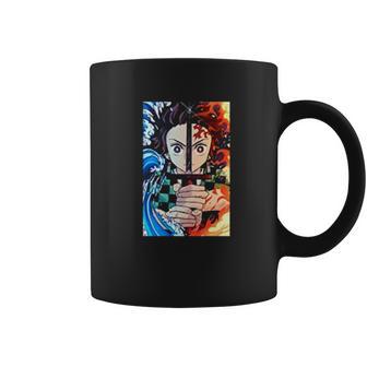 Demon Slayer Fire Water Power Coffee Mug | Favorety