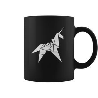 Design By Humans Origami Unicorn Graphic Coffee Mug | Favorety CA