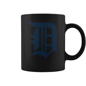 Detroit Baseball D | Vintage Michigan Bengal Tiger Retro Pullover Hoodie Coffee Mug | Favorety