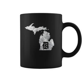 Detroit Michigan Motor City Midwest D Mitten Coffee Mug | Favorety CA