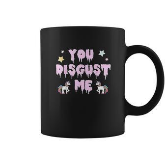 You Disgust Me Kawaii Pastel Goth Unicorn Unicorn Gifts Coffee Mug | Favorety