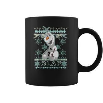 Disney Frozen Olaf Ugly Christmas Sweater Graphic T-Shirt Coffee Mug | Favorety