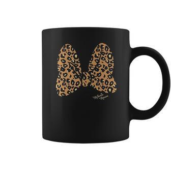 Disney Minnie Mouse Leopard Print Bow Coffee Mug | Favorety