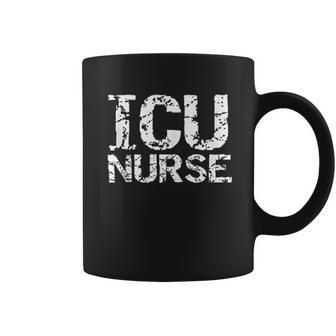 Distressed Intensive Care Unit Nurse Gift For Men Icu Nurse Coffee Mug | Favorety UK