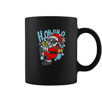 Diving Santa H2o H2o H2o Funny Christmas Dive Scuba Diver Coffee Mug | Favorety