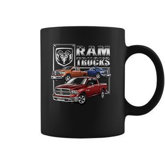 Dodge Ram Trucks Black Coffee Mug | Favorety