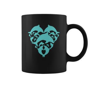 Dolphin Heart Coffee Mug | Favorety UK