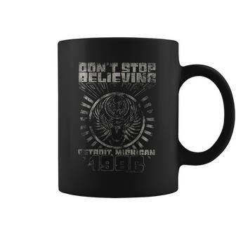 Dont Stop Believing Detroit Album Guitar Cover Rock Band Junior Coffee Mug | Favorety