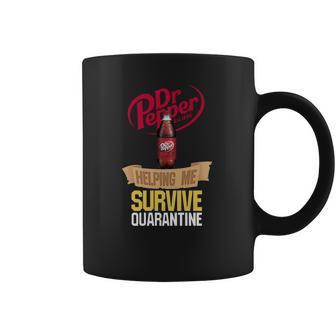 Dr Pepper Est 1885 Helping Me Survive Quarantine Coffee Mug | Favorety UK