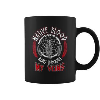 Dreamcatcher Wolf Native American Native Blood Coffee Mug | Favorety DE