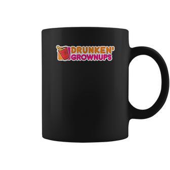 Drunken Grownups Drunkin Party Funny Drinking Vintage Joke Coffee Mug | Favorety