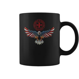Eagle And Symbol Of Knights Templar Coffee Mug | Favorety