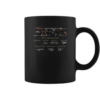 Eagles Band 1971-1980 1994-2019 Signatures Shirt Coffee Mug | Favorety