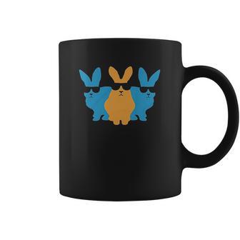 Easter For Men Hip Trio Bunnies Funny Coffee Mug | Favorety