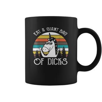 Eat A Giant Bag Of Dicks Unicorn Vintage Coffee Mug | Favorety CA