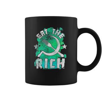 Eat The Rich Anti Capitalism Eat Gifts Coffee Mug | Favorety