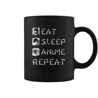 Eat Sleep Anime Repeat Coffee Mug | Favorety CA