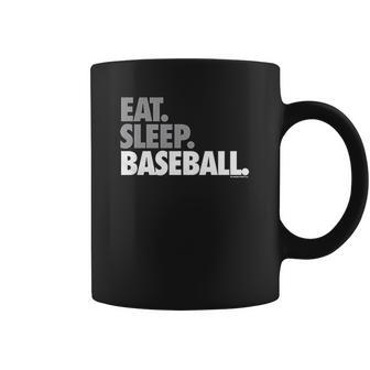 Eat Sleep Baseball Bold Text Baseball Tees By Chalktalk Sports Coffee Mug | Favorety DE