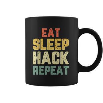 Eat Sleep Hack Hacker Hacking Funny Gift Coffee Mug | Favorety DE