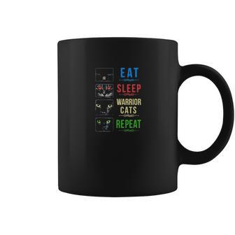 Eat Sleep Warrior Cats Repeat Coffee Mug | Favorety UK