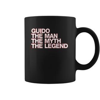 Eddany Guido The Man The Myth The Legend Left Aligned Coffee Mug | Favorety