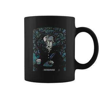 Edgar Allan Poe Nevermore Raven Coffee Mug | Favorety UK