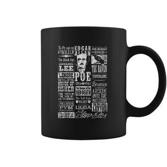 Edgar Allan Poe Poems Quotes Raven Literature Coffee Mug | Favorety