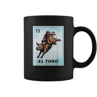 El Toro Mexican Bull Riding Cards Coffee Mug | Favorety UK