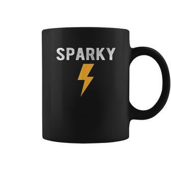 Electrician Gift Funny Sparky Nickname Lightning Bolt Coffee Mug | Favorety CA