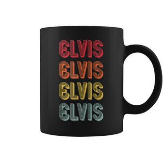 Elvis Name Personalized Funny Retro Vintage Birthday Coffee Mug | Favorety DE