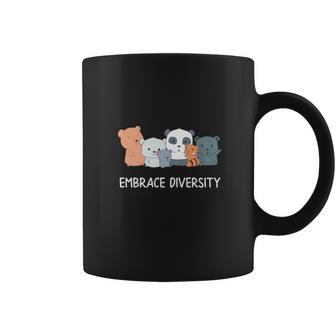 Embrace Diversity Funny Bear Kindness Animal Coffee Mug | Favorety DE