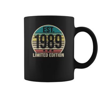 Est 1989 - 32 Years Old - 32Nd Birthday Gift Vintage Retro Coffee Mug | Favorety UK