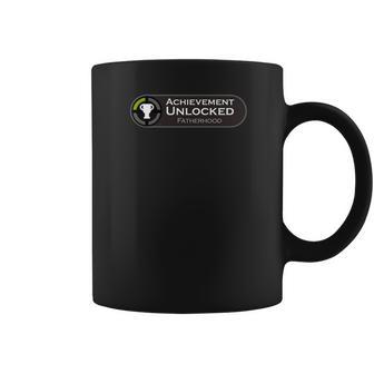 Fatherhood Achievement Unlocked Fathers Day Gaming Coffee Mug | Favorety CA