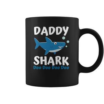 Fathers Day Gift From Wife Son Daughter Daddy Shark Doo Doo Coffee Mug | Favorety