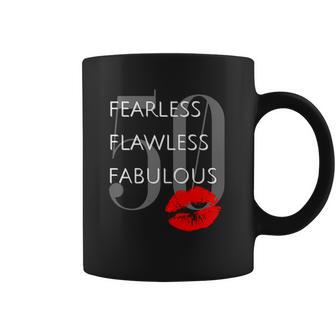 Fearless Flawless Fabulous 50 Coffee Mug | Favorety