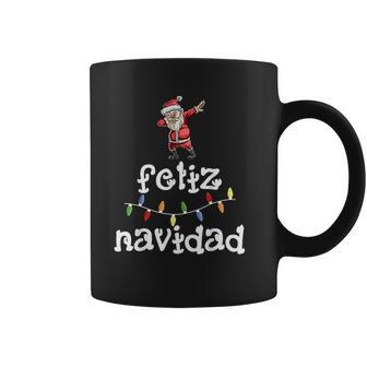 Feliz Navidad Christmas Dabbing Santa Spanish Gift Coffee Mug | Favorety AU