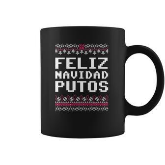 Feliz Navidad Mexican Ugly Christmas Funny Coffee Mug | Favorety CA