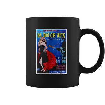 Fellini 1960 Movie Poster Reproduction Coffee Mug | Favorety UK