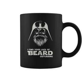 I Find Your Lack Of Beard Disturbing Funny Hipster Nerd Vader Coffee Mug | Favorety DE