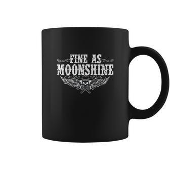 Fine As Moonshine Western Skull Dueling Pistols Coffee Mug | Favorety DE