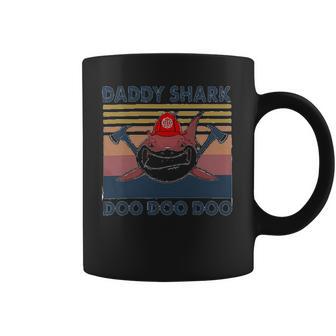 Firefighter Daddy Shark Doo Doo Doo Coffee Mug | Favorety CA