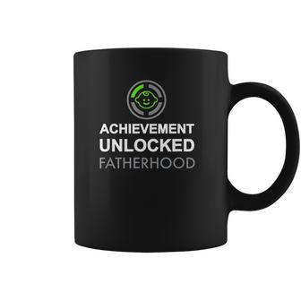 First Fathers Day Achievement Unlocked Fatherhood Coffee Mug | Favorety AU