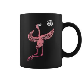 Flamingo Volleyball Spike Serve Player Spiker Women Men Coffee Mug | Favorety CA