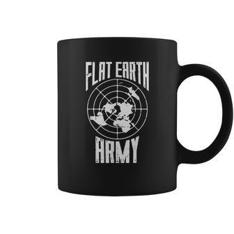 Flat Earth Army Vintage Conspiracy Theory Earthers Gift Coffee Mug | Favorety DE